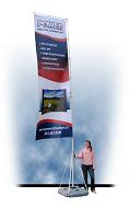 Giant POWER Banner Stand